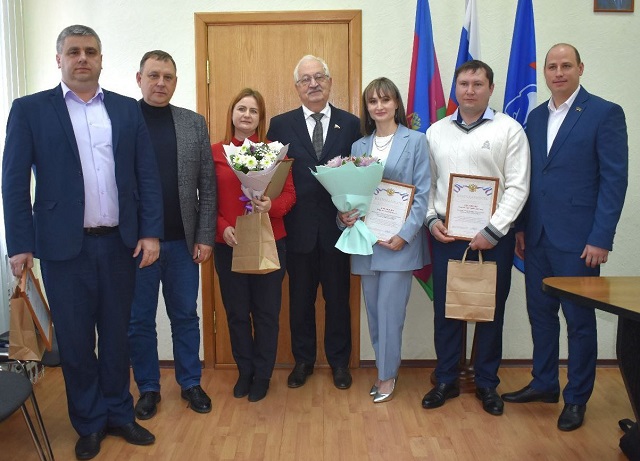 Молодые депутаты удостоены благодарности депутата Государственной Думы